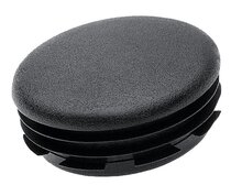 rond insteekdop - 40mm - 20 stuks - lichtgewicht geribbelde eindkap - inslagdop - kunststofdop