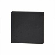 Vierkant insteekdop - 20x20mm - Lichtgewicht geribbelde eindkap - Inslagdop - Kunststofdop