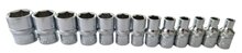 doppendoos - ratelset - 1/4 duims - 62 delig - doppenset - socketset - doppensleutelset - seneca