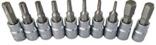doppendoos - ratelset - 1/4 duims - 62 delig - doppenset - socketset - doppensleutelset - seneca