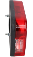 achterlicht links - 220x140x55mm - achterlamp met 5 pins connector - achterlamp - aanhanger achterlamp