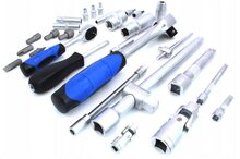 doppenset - 1/4 en 1/2 duims - gereedschap set - ratelset - 94 delig - doppendoos - asta