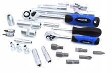 doppenset - 1/4 en 1/2 duims - gereedschap set - ratelset - 94 delig - doppendoos - asta