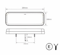 achterlicht led 88x led - links - 12/24 volt - ledlamp - achterlamp - trailerlamp - led achterlamp