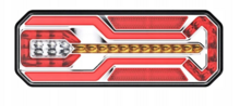 achterlicht led 76x led - rechts - 12/24 volt - ledlamp - achterlamp - trailerlamp