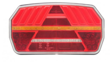 achterlicht led 74x led - rechts - 12/24 volt - ledlamp - achterlamp - trailerlamp - led achterlicht