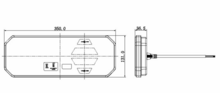 achterlicht led 82x led - rechts - 12/24 volt - ledlamp - achterlamp - led achterlicht