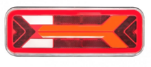 achterlicht led 74x led - rechts - 12/24 volt - ledlamp - achterlamp