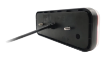 achterlicht led 74x led - rechts - 12/24 volt - ledlamp - achterlamp