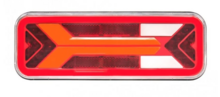 achterlicht led 74x led - links - 12/24 volt - ledlamp - achterlamp