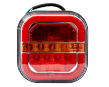 achterlicht neon led 41x led - rechts - 12/24 volt - ledlamp - achterlamp - led achterlicht
