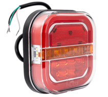 achterlicht neon led 41x led - links - 12/24 volt - ledlamp - achterlamp - led achterlicht