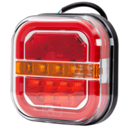 achterlicht neon led 41x led - links - 12/24 volt - ledlamp - achterlamp - led achterlicht