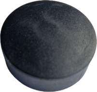 ronde omsteekdop - 50mm - 10 stuks - eindkap - inslagdop - kunststofdop - paaldop