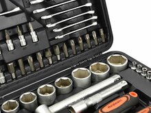 gereedschapsset - ratelset - 94 delig - doppenset - 1/2 en 1/4 aansluiting - heidmann
