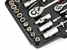 gereedschapsset - ratelset - 94 delig - doppenset - 1/2 en 1/4 aansluiting - heidmann
