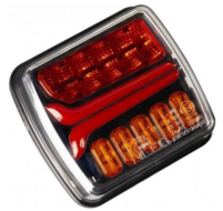 achterlicht led links vierkant 24x leds - aanhangerlamp - ledverlichting - ledlamp - led achterlicht