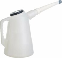 olie en vloeistofkan - 3 liter - schenkkan - flexibele tuit - oliekan - vloeistof schenk kan - koelvloeistofkan - asta