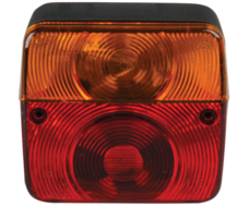 achterlicht 105x110x50mm 12 volt - achterlamp - aanhanger achterlamp - aanhanger achterlicht