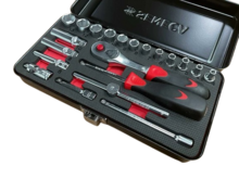 doppendoos - 1/4 duims aansluiting - 21 delig - doppenset - doppensleutelset - socketset - ratelset