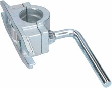 geribbelt neuswielklem 48 mm - steunpootklem - neuswielhouder - klem voor het neuswiel 