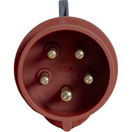 krachtstroom stekker 5 pin - cee stekker 400 volt - 32 ampere - krachtstekker