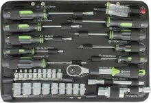 gereedschapsset - ratelset - 300 delig - doppenset - 1/4 - 1/2 en 3/8 aansluiting - doppendoos - gereedschapskoffer