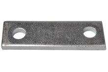 90x30 mm stroppenplaat - montageplaat - stalen plaat - klemplaat