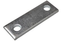 90x30 mm stroppenplaat - montageplaat - stalen plaat - klemplaat