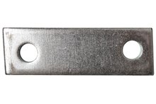 90x30 mm stroppenplaat - montageplaat - stalen plaat - klemplaat