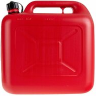 jerrycan 10 liter inhoud - flexibele tuit - kunststof benzinekan - vloeistof kan - brandstofkan - geko
