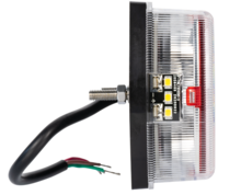 achterlicht led rechthoek 15x led -&nbsp;rechts - ledlamp - aanhangerlamp - led achterlicht - led achterlamp