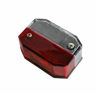 losse lampglas - flexipoint 1 rood/wit - zijmarkeringslamp kap - aspöck
