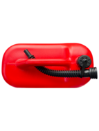 jerrycan 20 liter inhoud - flexibele tuit - kunststof benzinekan - vloeistof kan - brandstofkan - bremher