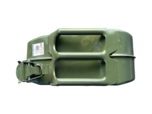 stalen jerrycan - 20 liter - vloeistoftank - benzinekan - vloeistof kan - jerrycan - benson