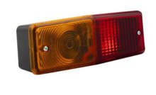 achterlicht 2 kamers 12 volt - achterverlichting - achterlicht - achterlamp