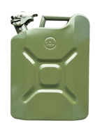 stalen jerrycan - 10 liter - vloeistoftank - benzinekan - vloeistof kan - jerrycan - benson