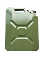 stalen jerrycan - 10 liter - vloeistoftank - benzinekan - vloeistof kan - jerrycan - benson
