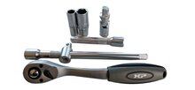 doppenset - 1/2 duims aansluiting - 34 delig - doppendoos - ratelset - xp tools