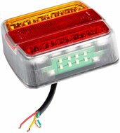 achterlicht led vierkant 18x led - ledlamp - aanhanger led lamp - led achterlicht - achterlamp - achterlicht