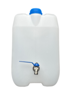 waterkan met metalen tapkraaan - 20  liter - water container - caravan kan - kampeerkan - opslagkan voor drinkwater