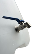 waterkan met metalen tapkraaan - 20 liter - water container - caravan kan - kampeerkan - opslagkan voor drinkwater