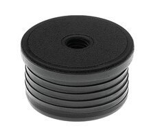 ronde insteekdop met schroefdraad - 40mm - 10 stuks - eindkap - inslagdop - kunststofdop - profieldop