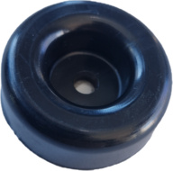 schroefbare buffer 40 mm - 10 stuks - bumper - rubberen voet - opname rubber