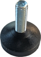 verstelbare poot met schroefdraad - 30 mm - stelpoten - stelvoeten - meubelpoten