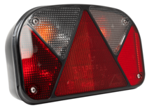 achterlicht multipoint ii 240x140x55mm 12 volt - links - achterlamp - achterlicht - aanhanger achterlicht - verlichting