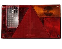 achterlicht multipoint 1 135x240mm 12 volt - rechts - achterlamp - achterlicht - aanhanger achterlamp - verlichting