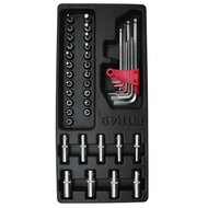 doppenset - 1/4 aansluiting - 42-delig - doppendoos - bittenset - bitset - benson