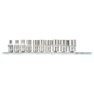 doppenset - 1/4 aansluiting - 10-delig - 4 tot 13 mm - dopsleutelset - asta