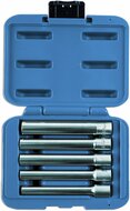 extra lange doppenset - 5-delig - 3/8 aansluiting - 8 tot 14 mm - doppenkit - dopsleutel - asta